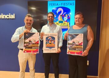 Fuente de Piedra celebra una nueva edición de su peculiar Carrera de Cintas en Moto