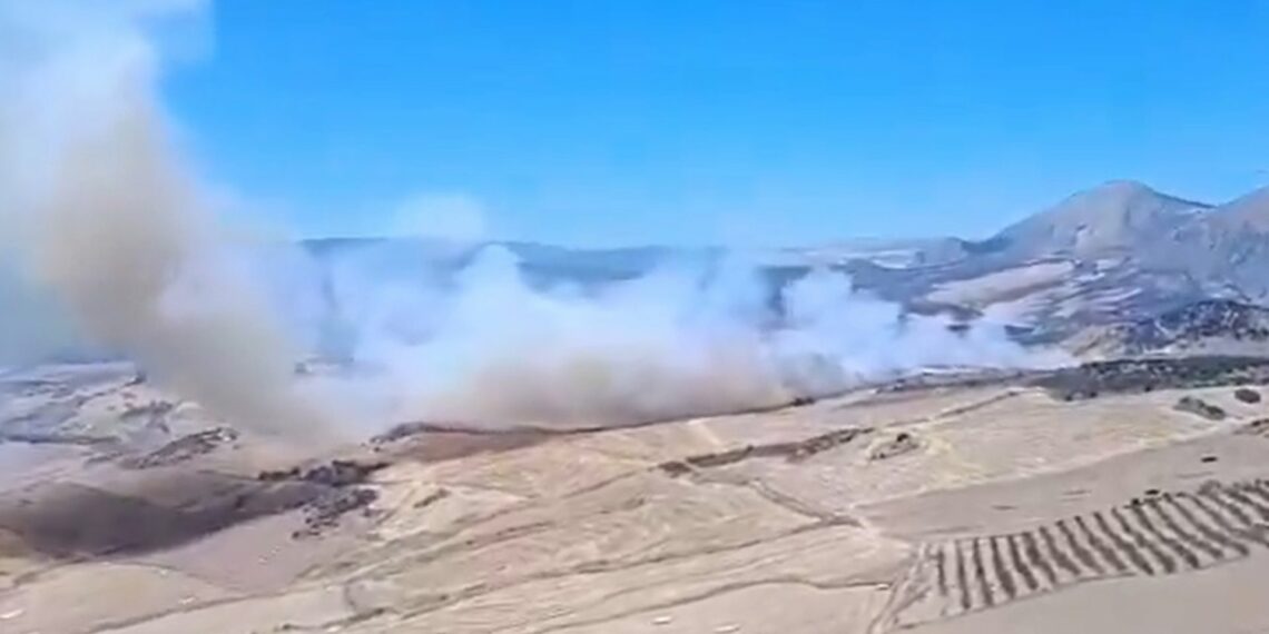 Estabilizado el incendio forestal declarado en el paraje de La Joya en Antequera