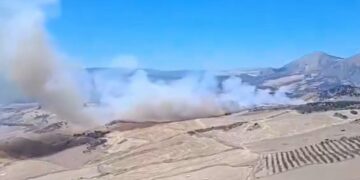 Estabilizado el incendio forestal declarado en el paraje de La Joya en Antequera