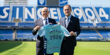 Unicaja se convierte en patrocinador oficial del Málaga CF durante tres temporadas