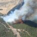Cortada al tráfico la carretera A-7282 por el incendio declarado en Antequera