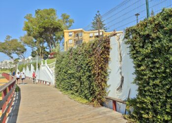 El Ayuntamiento licita las obras para la reparar el tramo de corredor litoral de Playa Bella afectado por los temporales