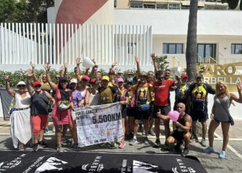 El reto solidario de José Antonio llega a la Costa del Sol: una ruta de 5.500 kilómetros contra el cáncer infantil