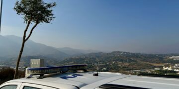 El humo y olor a quemado en municipios de Málaga proviene de los incendios en Portugal y en el norte de España