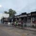 Un aparatoso incendio arrasa con siete establecimientos en Torremolinos