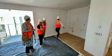 Las obras de quince Viviendas de Apoyo Municipal en Los Pacos entran en su recta final