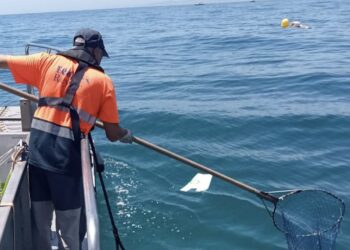 Los plásticos siguen siendo el principal elemento recogido en las aguas costasoleñas