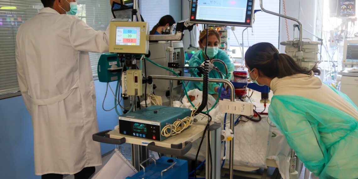 El Hospital Materno Infantil de Málaga, referente nacional para el transporte pediátrico en ECMO