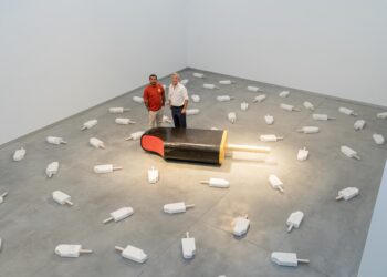 El Mirador del Carmen exhibe un mítico helado de 3.000 kilos elaborado en mármol