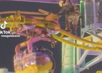 Susto en la atracción Ala Delta en la Feria de Málaga