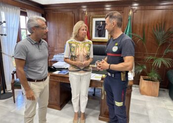 El Ayuntamiento envía un operativo integrado por seis bomberos de Marbella para colaborar en la extinción de los incendios de Ourense