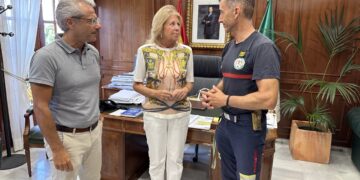 El Ayuntamiento envía un operativo integrado por seis bomberos de Marbella para colaborar en la extinción de los incendios de Ourense