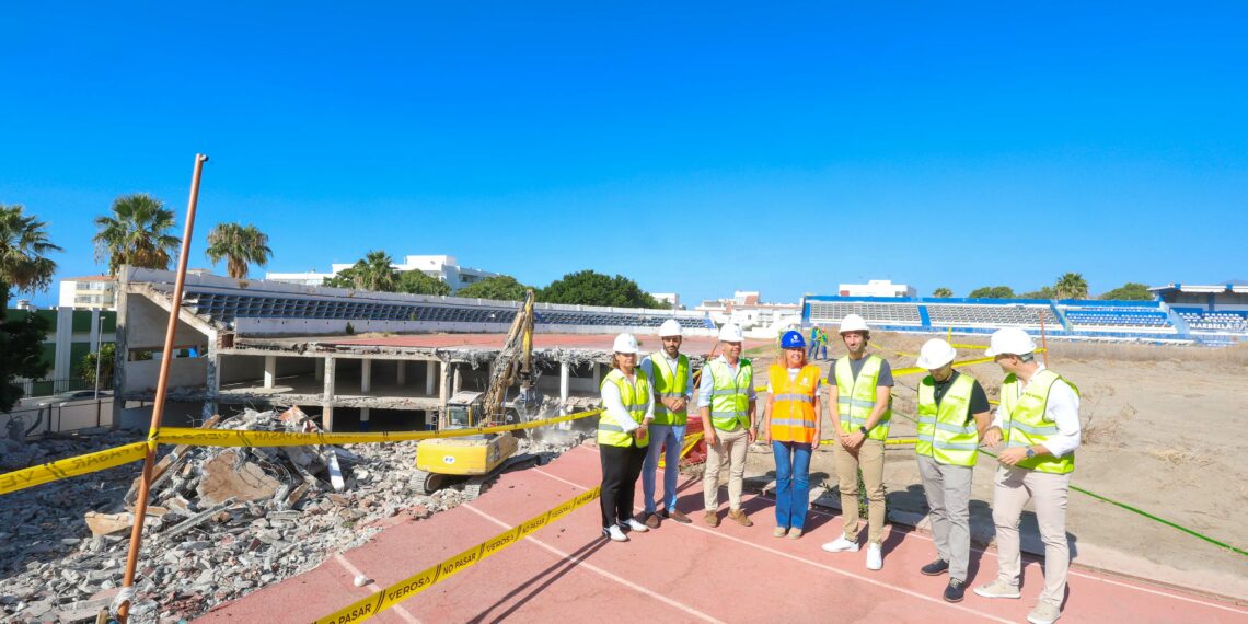 Arrancan los trabajos de demolición del Estadio Municipal Antonio Lorenzo Cuevas, que se prolongarán durante los próximos cuatro meses