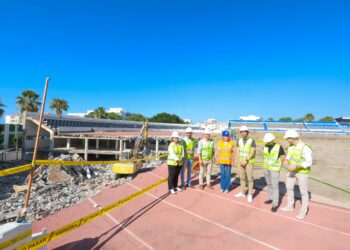 Arrancan los trabajos de demolición del Estadio Municipal Antonio Lorenzo Cuevas, que se prolongarán durante los próximos cuatro meses