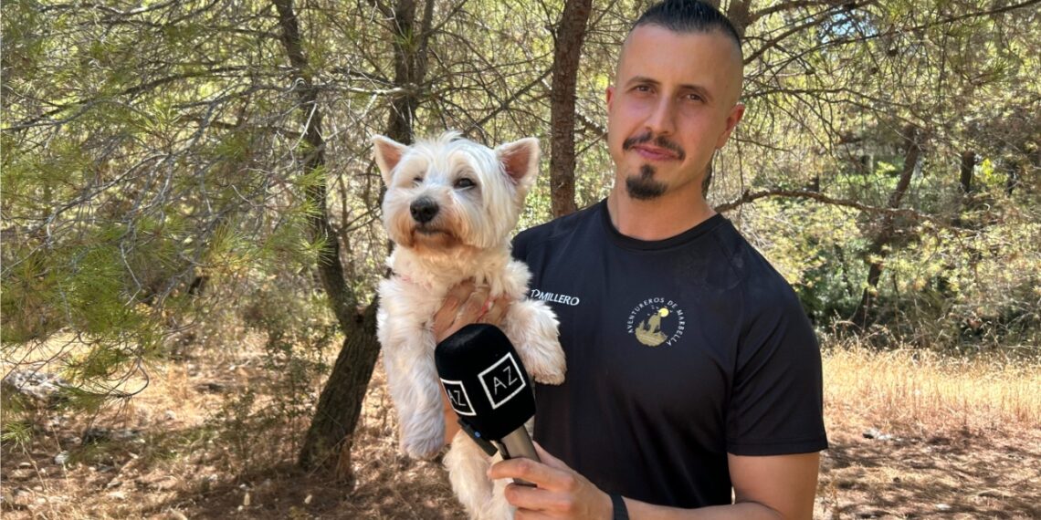 De Marbella a Cáceres para ayudar en un infierno: «Lo que me llevo es la mirada de desesperación de la gente»