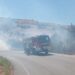 Los bomberos sofocan rápidamente un incendio por la carretera MA-8300 en Casares