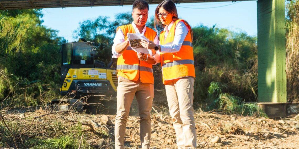 Avanzan al 50 % las obras de emergencia para reforzar la seguridad del cauce de Río Verde en Marbella