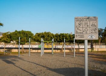 Torremolinos estrena un circuito para la práctica de calistenia en el Parque de La Cizaña