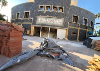 Las obras de modernización energética del edificio Ovoide, con una inversión superior a los 720.000 euros, encaran su recta final