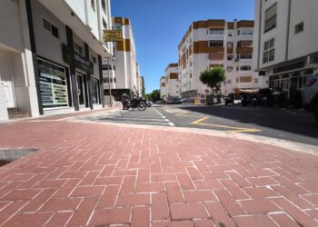 Avanzan las obras en Avenida Gamonal con la implementación de mejoras en alumbrado, mobiliario y jardinería