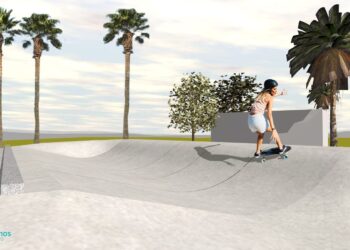 Salen a licitación las obras del Skate Plaza que estará situado frente a la Rotonda del Turista
