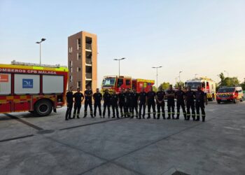 Bomberos de CPB Málaga y de Parque de Fuengirola se desplazan a Ourense para colaborar en extinción de incendios