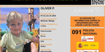La Costa del Sol se moviliza para encontrar a Oliver, desaparecido en julio por Marbella con solo 3 años