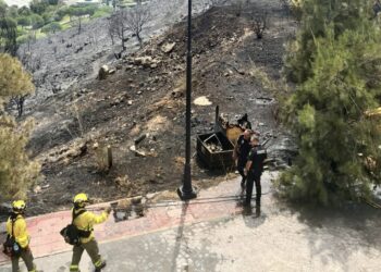 Estabilizado el incendio forestal declarado en Benalmádena