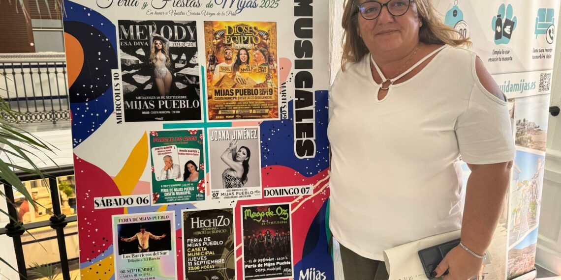 Melody, Mago de Oz y Joana Jiménez en la Feria de Mijas