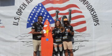 Sarah Almagro brilla en el U.S. Open Adaptive Surfing Championship 2025 en Oceanside