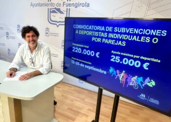 El Ayuntamiento de Fuengirola anima a solicitar las subvenciones de Diputación dirigidas a deportistas individuales y por parejas