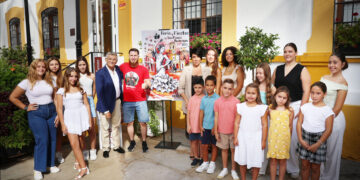 Presentado el cartel de la Feria y Fiestas de San Pedro Alcántara, obra del artista local José Enrique Ragel ‘Bestror’