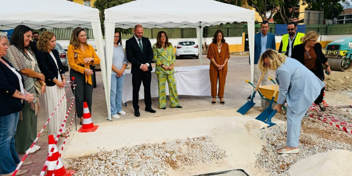 Colocada la primera piedra del nuevo colegio Pablo Ruiz Picasso de Fuengirola