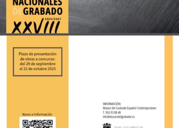 La convocatoria para participar en los XVIII Premios Nacionales de Grabado se abrirá el 29 de septiembre