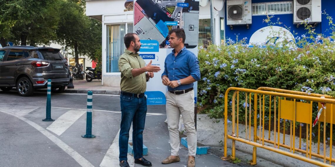 A punto de finalizar las nuevas mejoras de accesibilidad en Divina Pastora con la construcción de una rampa en San Antonio