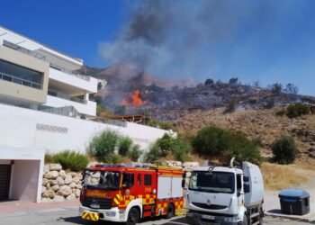 Última hora: declarado un incendio forestal en Benalmádena