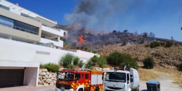 Última hora: declarado un incendio forestal en Benalmádena