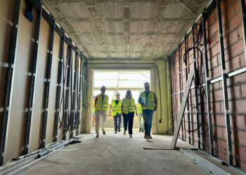 Las Viviendas de Apoyo Municipal de Carvajal para jóvenes y familias de Fuengirola alcanzan ya el 60% de ejecución