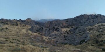 Estabilizado un incendio en la zona de Boquete de Zafarraya de Alcaucín