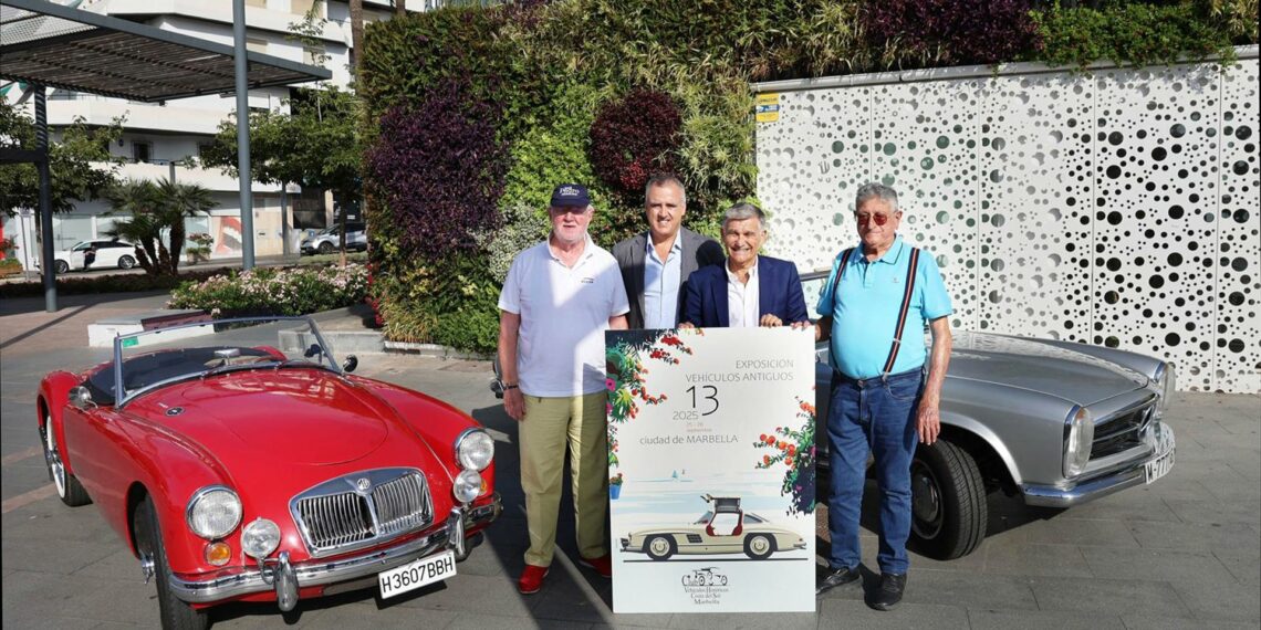 Más de 45 vehículos clásicos tomarán parte en una exposición en Marbella los días 26 y 27 de septiembre