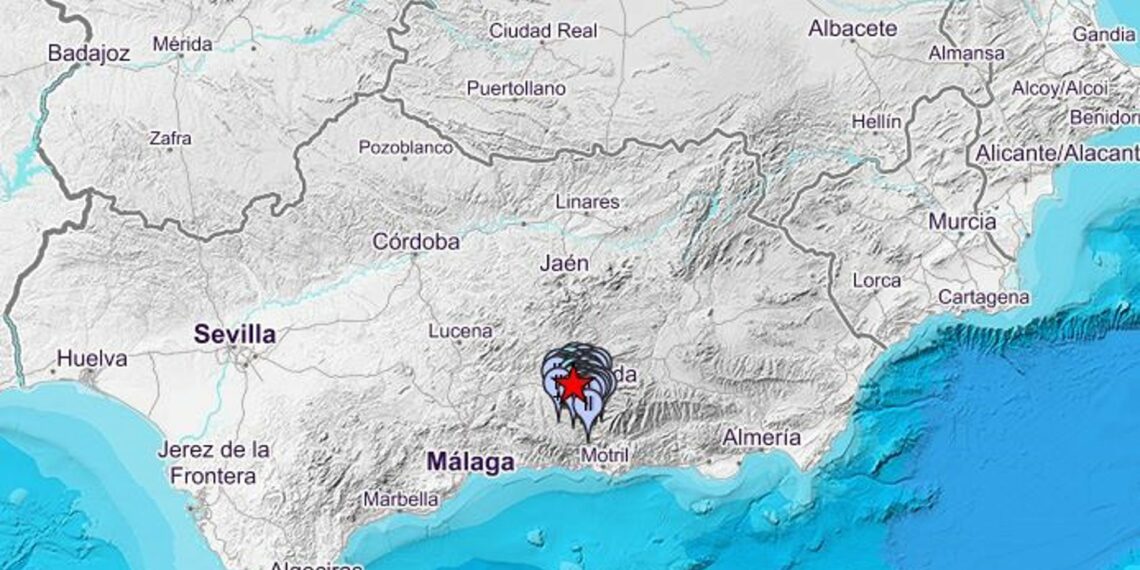 Registrado un terremoto de magnitud 3,1 en Andalucía
