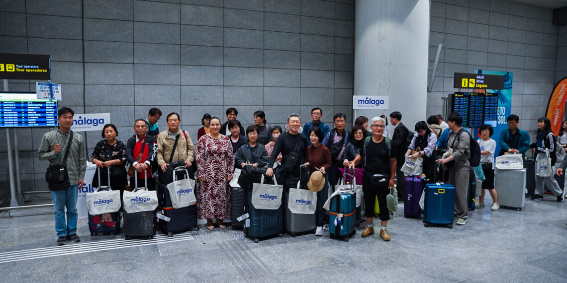 Málaga recibe a los viajeros de la primera conexión aérea directa con Seúl