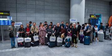 Málaga recibe a los viajeros de la primera conexión aérea directa con Seúl