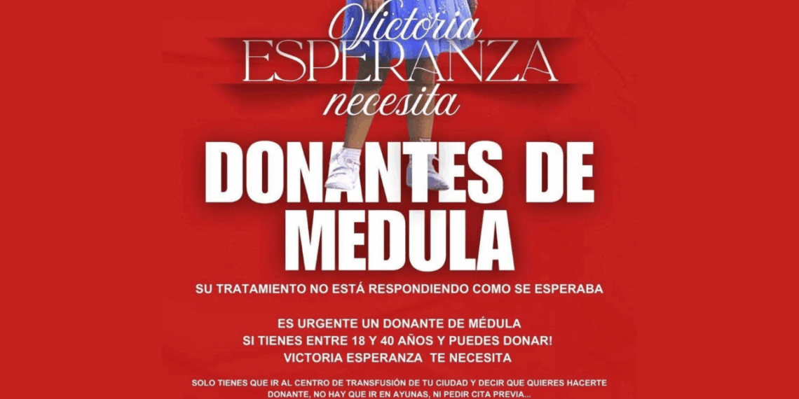 Málaga se moviliza por Victoria Esperanza, una niña de 6 años que necesita un donante de médula