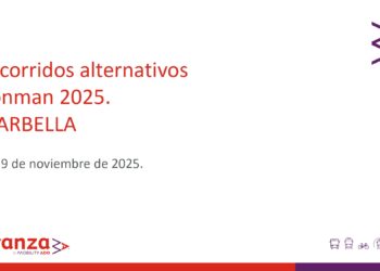 Estos son los recorridos especiales y alternativos en el servicio de transporte urbano y de largo recorrido con motivo del Mundial del Ironman 70. 3