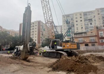 La Junta inicia la ejecución de las pantallas del segundo tramo de la prolongación del metro de Málaga