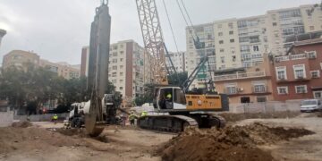 La Junta inicia la ejecución de las pantallas del segundo tramo de la prolongación del metro de Málaga