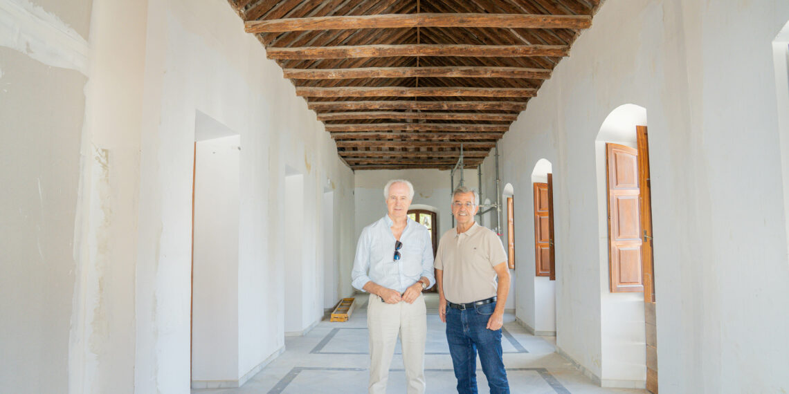 Descubierto un artesonado de principios del siglo XX durante las obras de ampliación del Museo Arqueológico