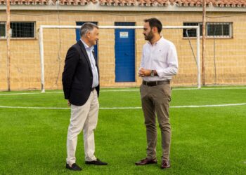 Reabierto el campo de fútbol 5 número 2 del estadio Antonio Naranjo tras la renovación integral de su césped artificial