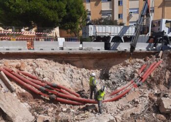 Torremolinos acomete las obras para la estabilización de dos taludes afectados por las intensas lluvias del pasado mes de marzo